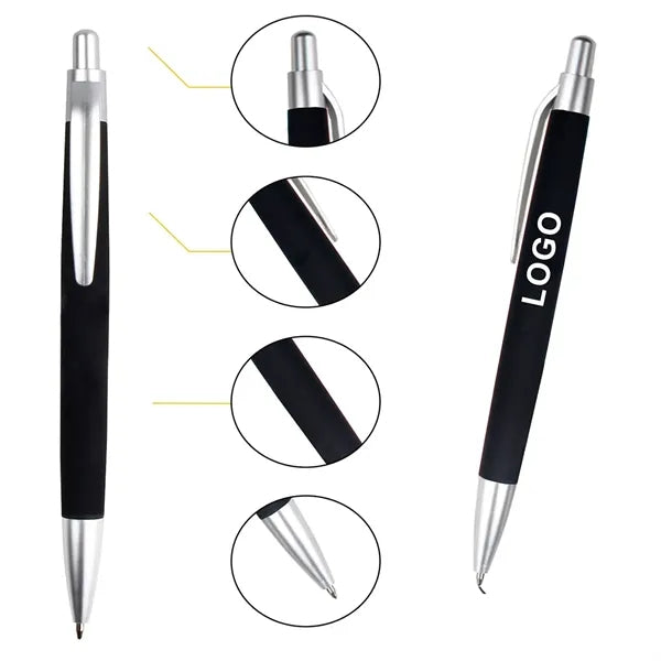 Plastic Spray-Coated Pen