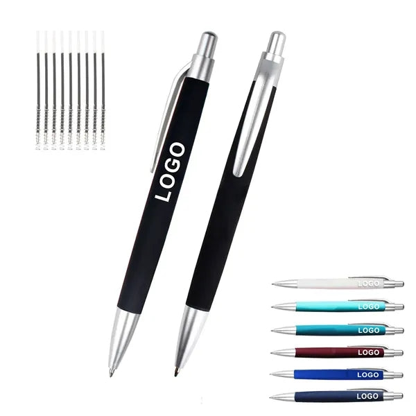 Plastic Spray-Coated Pen