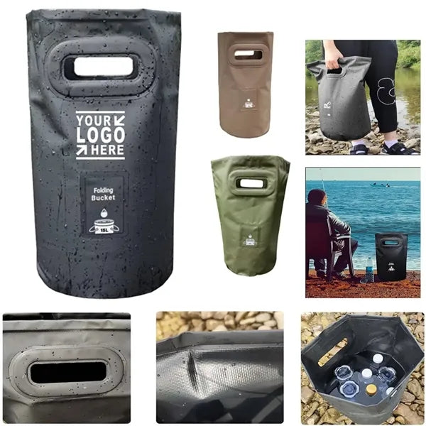 Outdoor Multifunctional Portable Folding Bucket