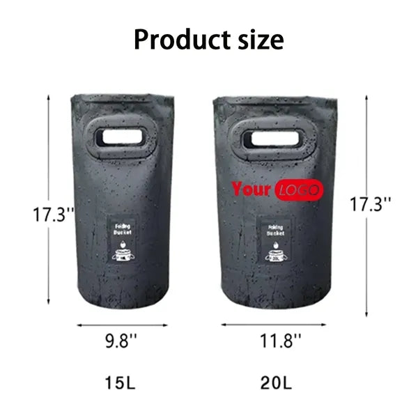 Outdoor Multifunctional Portable Folding Bucket