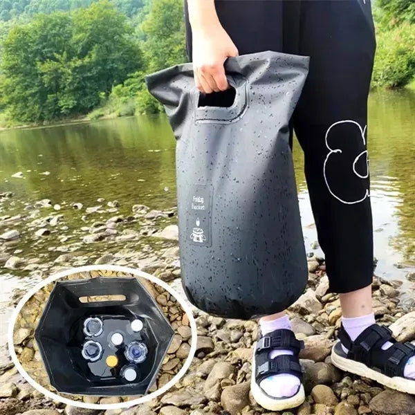 Outdoor Multifunctional Portable Folding Bucket