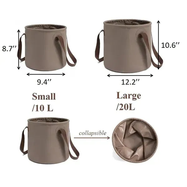 Outdoor Multifunctional Portable Folding Bucket