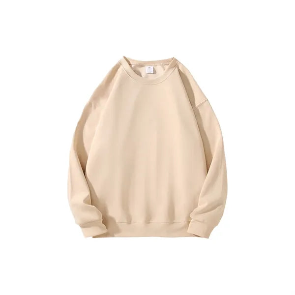 Adult Crew Neck Pullover Cotton Sweatshirt