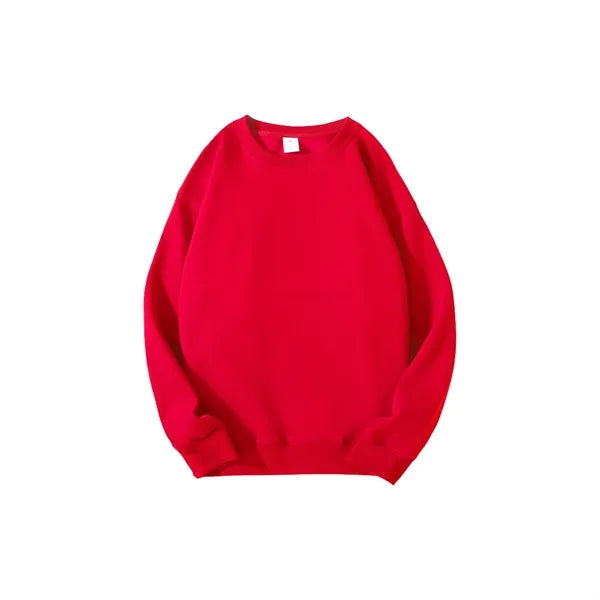 Adult Crew Neck Pullover Cotton Sweatshirt