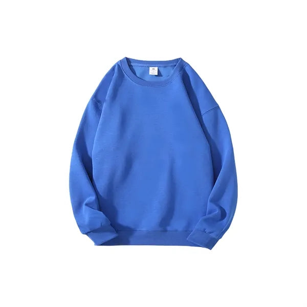 Adult Crew Neck Pullover Cotton Sweatshirt