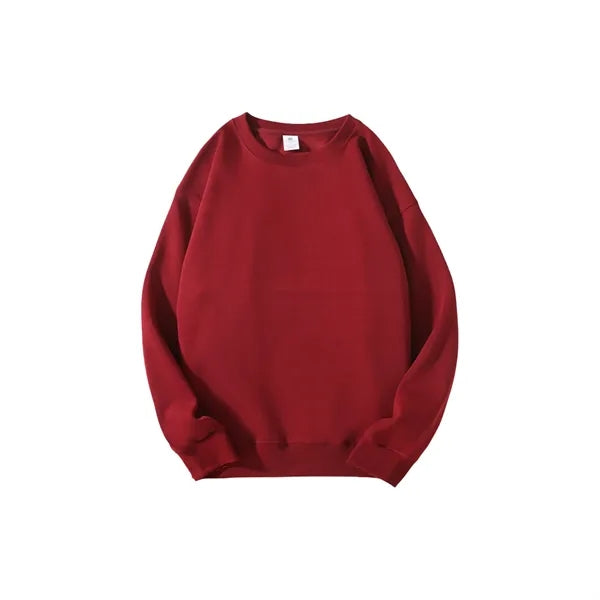 Adult Crew Neck Pullover Cotton Sweatshirt