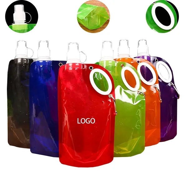 Collapsible Water Bottle with Carabiner