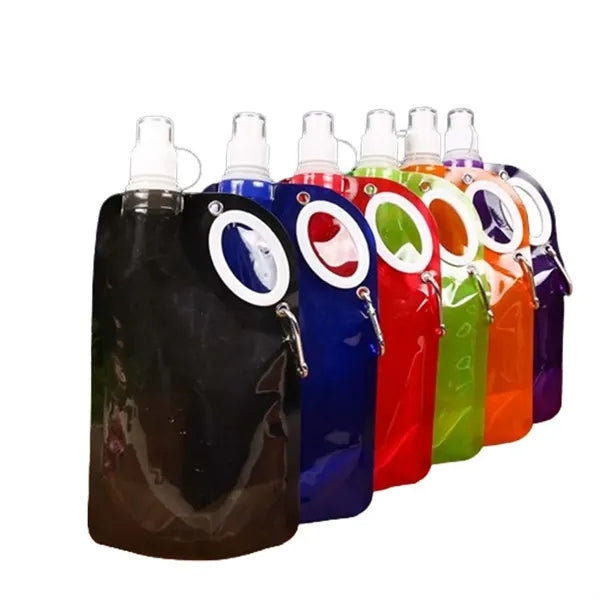 Collapsible Water Bottle with Carabiner