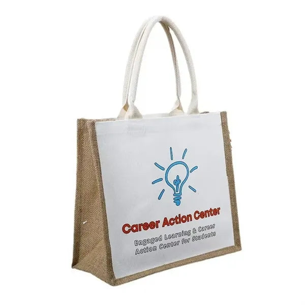 Cotton/Jute Junior Tote