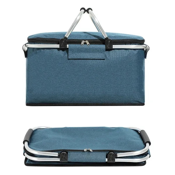Foldable Large Oxford Cloth Market/Picnic Basket