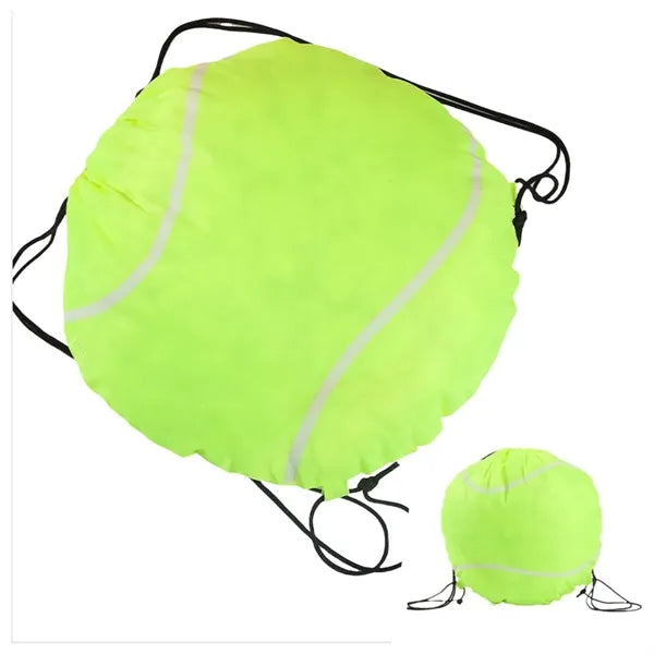 Sportsball Polyester Drawstring Backpack