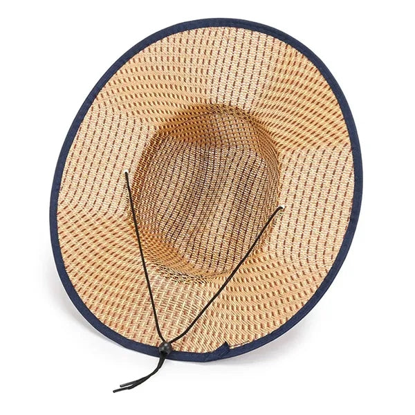 Adult Wide Brim Braided Paper Straw Cowboy Hat