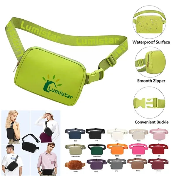 Unisex Crossbody Fanny Pack with Adjustable Strap