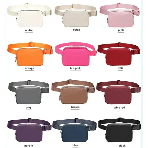 Unisex Crossbody Fanny Pack with Adjustable Strap