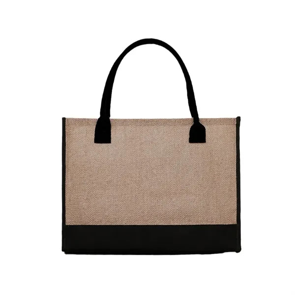 Women's Jute Tote Bag Adjustable Strap Bridesmaid Gift