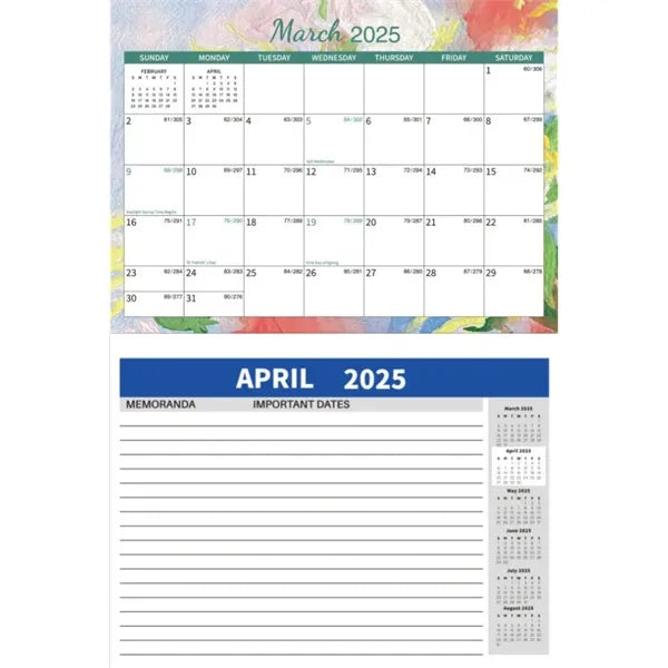 2025 Desk Calendar - Monthly Pages