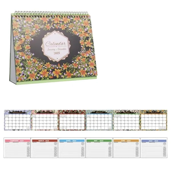 2025 Desk Calendar - Monthly Pages