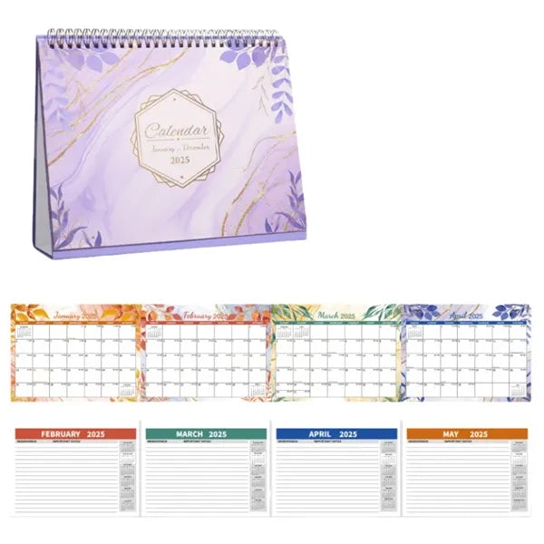 2025 Desk Calendar - Monthly Pages