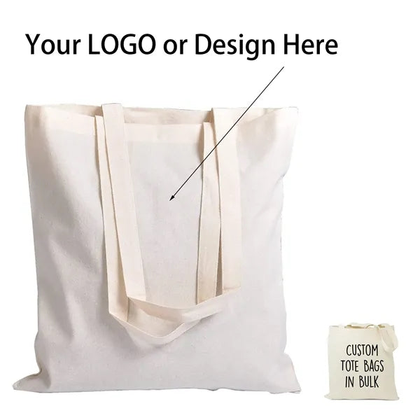 Blank Canvas Tote Shopping Bag Giveaway Business Gifts