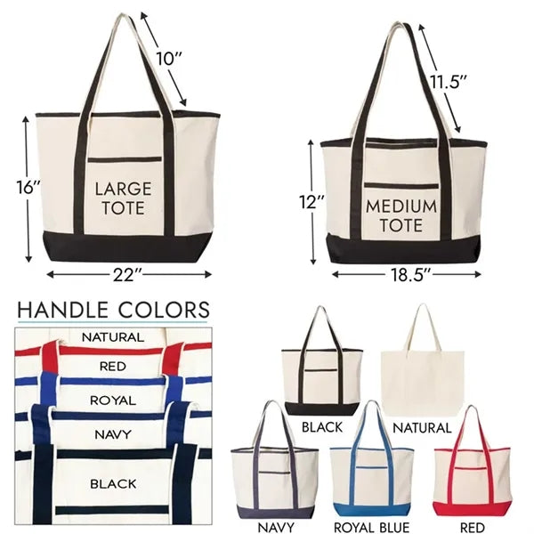 Printed Bags with Logo Large Shopping Tote Gifts