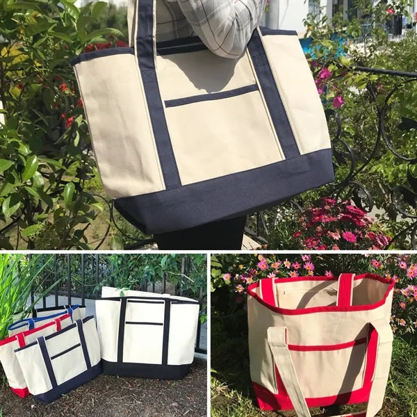 Printed Bags with Logo Large Shopping Tote Gifts