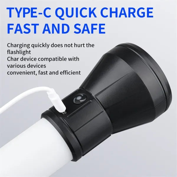 Bright LED Camping Lantern Rechargeable Flashlight Torch