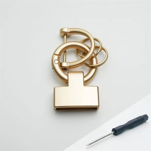 T-Type Keychain Horseshoe Buckle Spring Ring Three-piece set