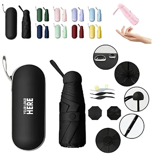 Capsule Type Outdoor Foldable Umbrella