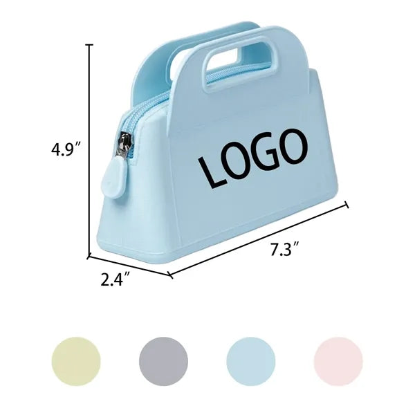 Mini Silicone Handheld Cosmetic Bag