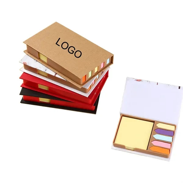 Mini Brick Sticky Notes & Memo Paper Bundle Set In Box