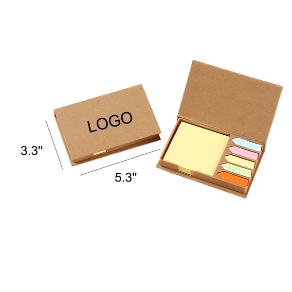 Mini Brick Sticky Notes & Memo Paper Bundle Set In Box
