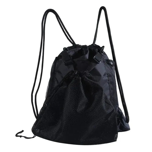 Portable Basketball Pull Rope Backpack