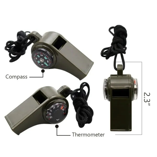 Outdoor 3-in-1 Whistle