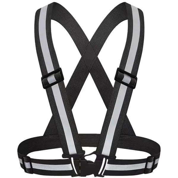 Reflective Running Vest Adjustable Lightweight Safety