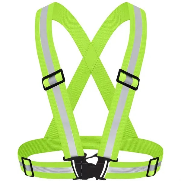 Reflective Running Vest Adjustable Lightweight Safety
