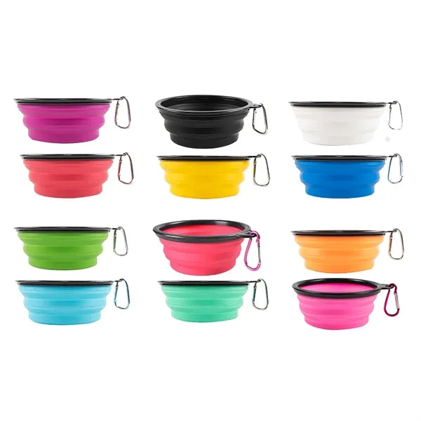 Portable Foldable Pet Bowl Leakproof Travel Home Use Feeder