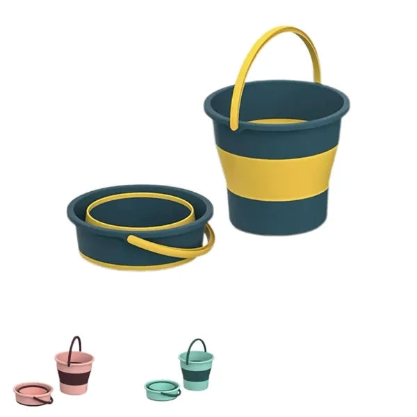 17L Portable Multi Collapsible Bucket With Handle Outdoor