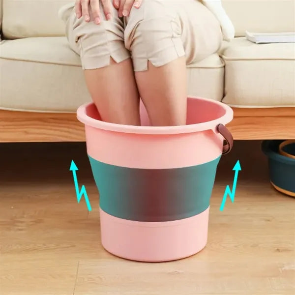 17L Portable Multi Collapsible Bucket With Handle Outdoor