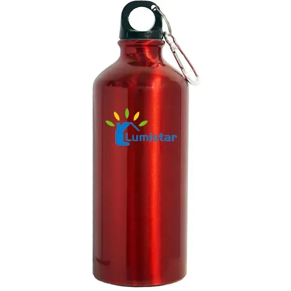 22oz Aluminum Sports Water Bottle with Carabiner