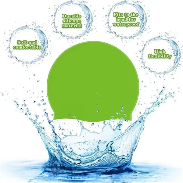 Adult Silicone Waterproof Swim Cap