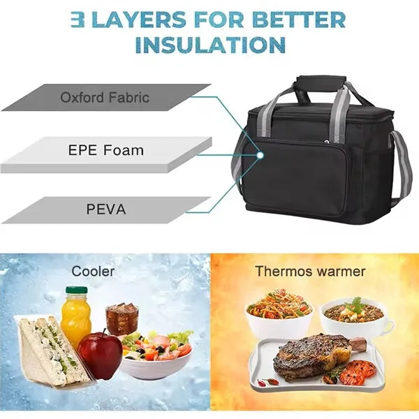 Insulated Large Capacity Food Cooler Bag