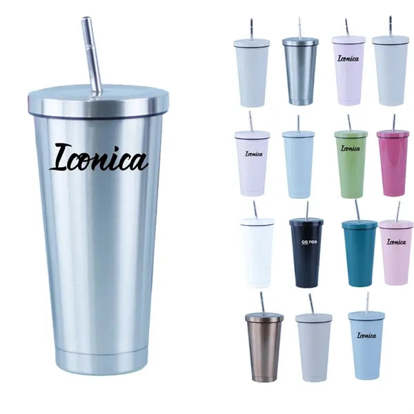 24 OZ Insulated Stainless Steel Coffee Mug Tumbler
