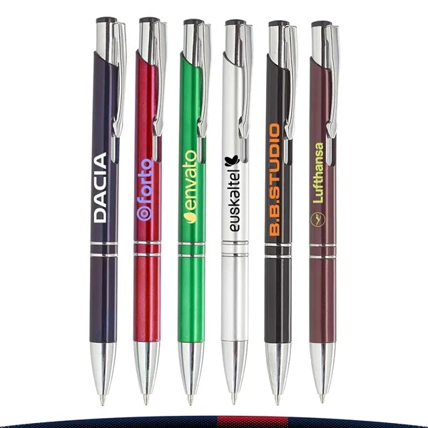 Plov Retractable Plastic Ballpoint Pens