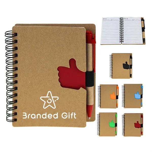 Eco Spiral Notebook With Pen