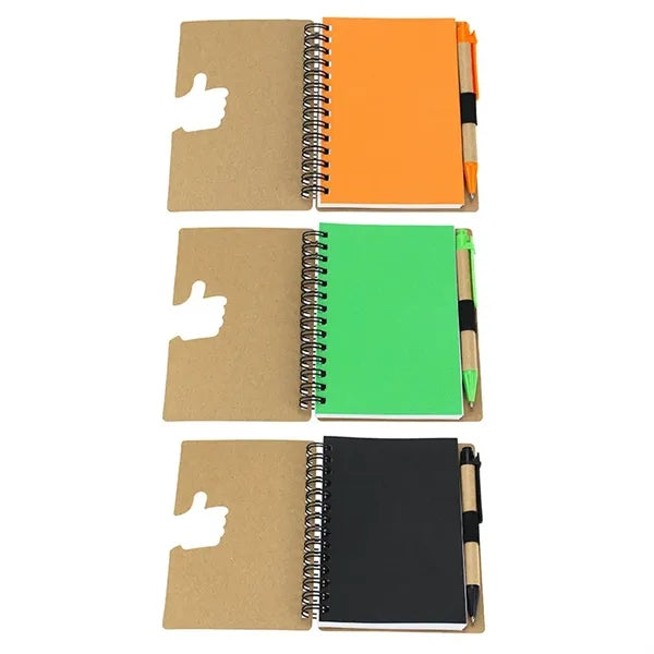 Eco Spiral Notebook With Pen