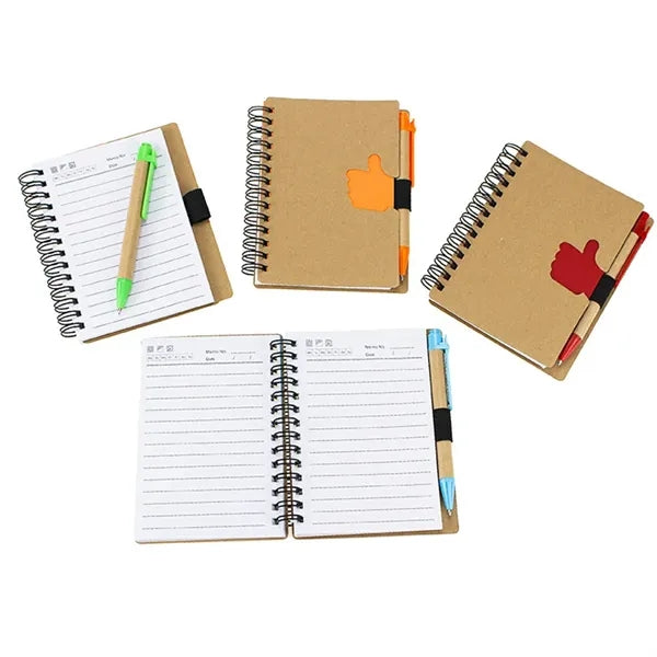 Eco Spiral Notebook With Pen
