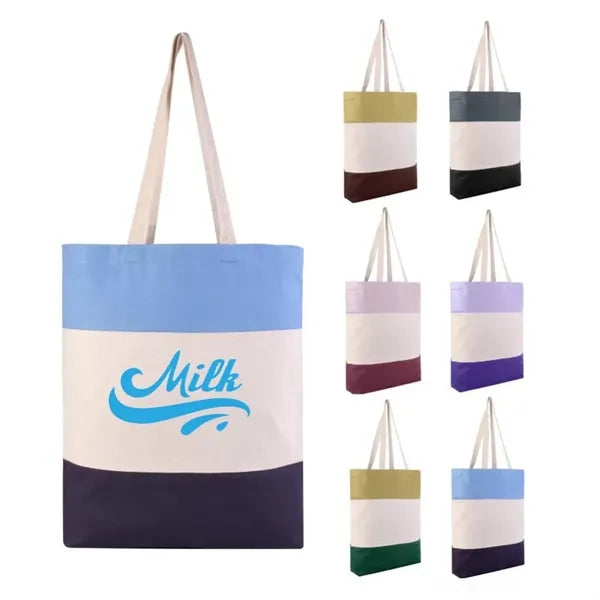 3 Color Sewn and Dyed Tote Bag