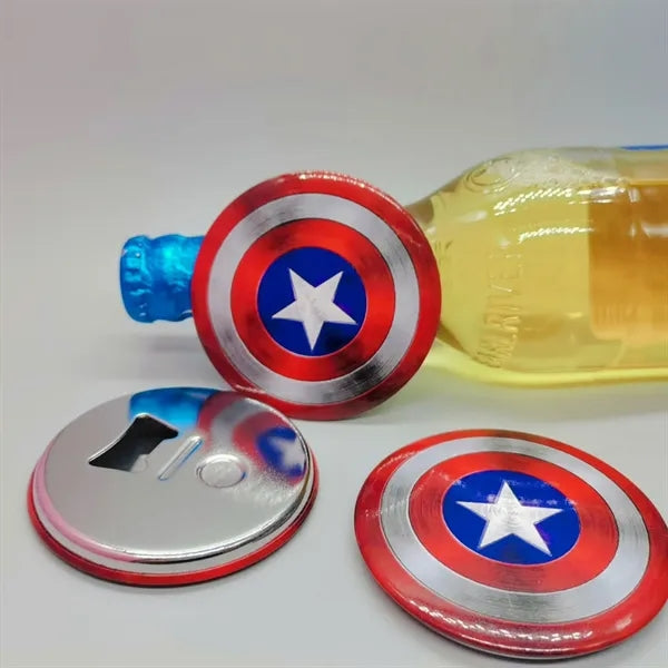 Fridge Magnet Bottle Opener Button