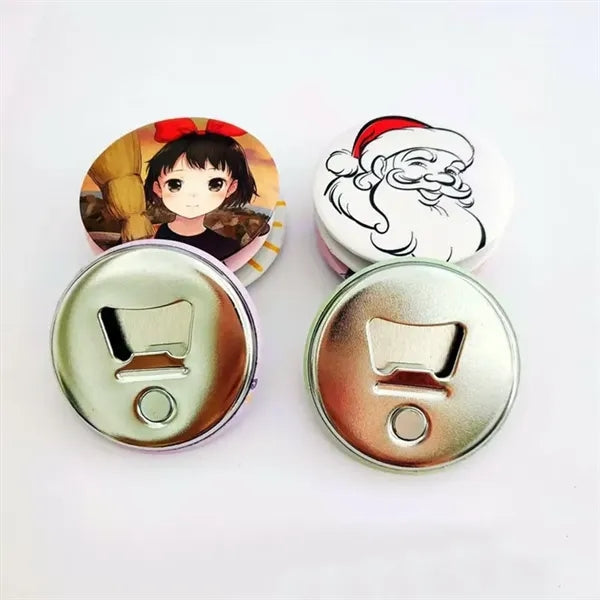 Fridge Magnet Bottle Opener Button