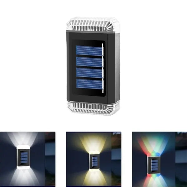 Cordless Waterproof LED Solar Wall Lights Outdoor